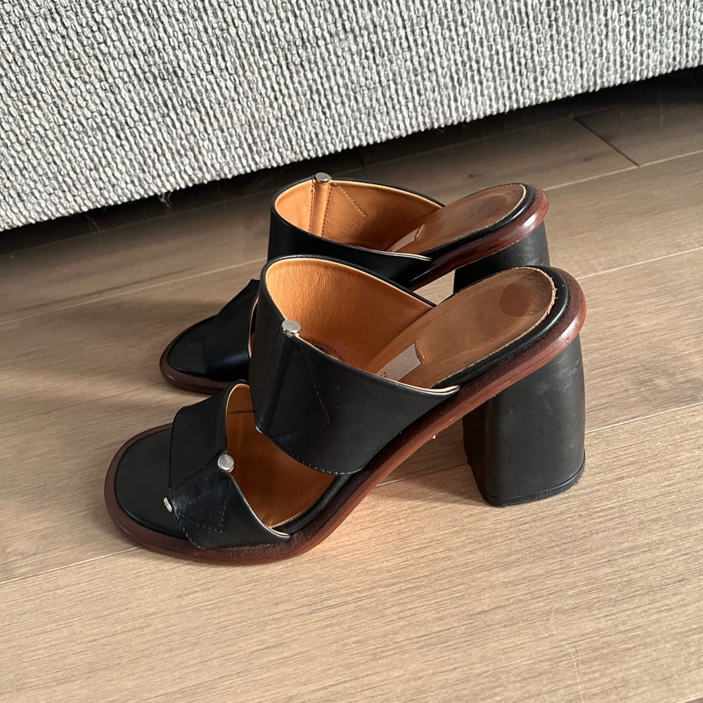 Leather Miista Heels